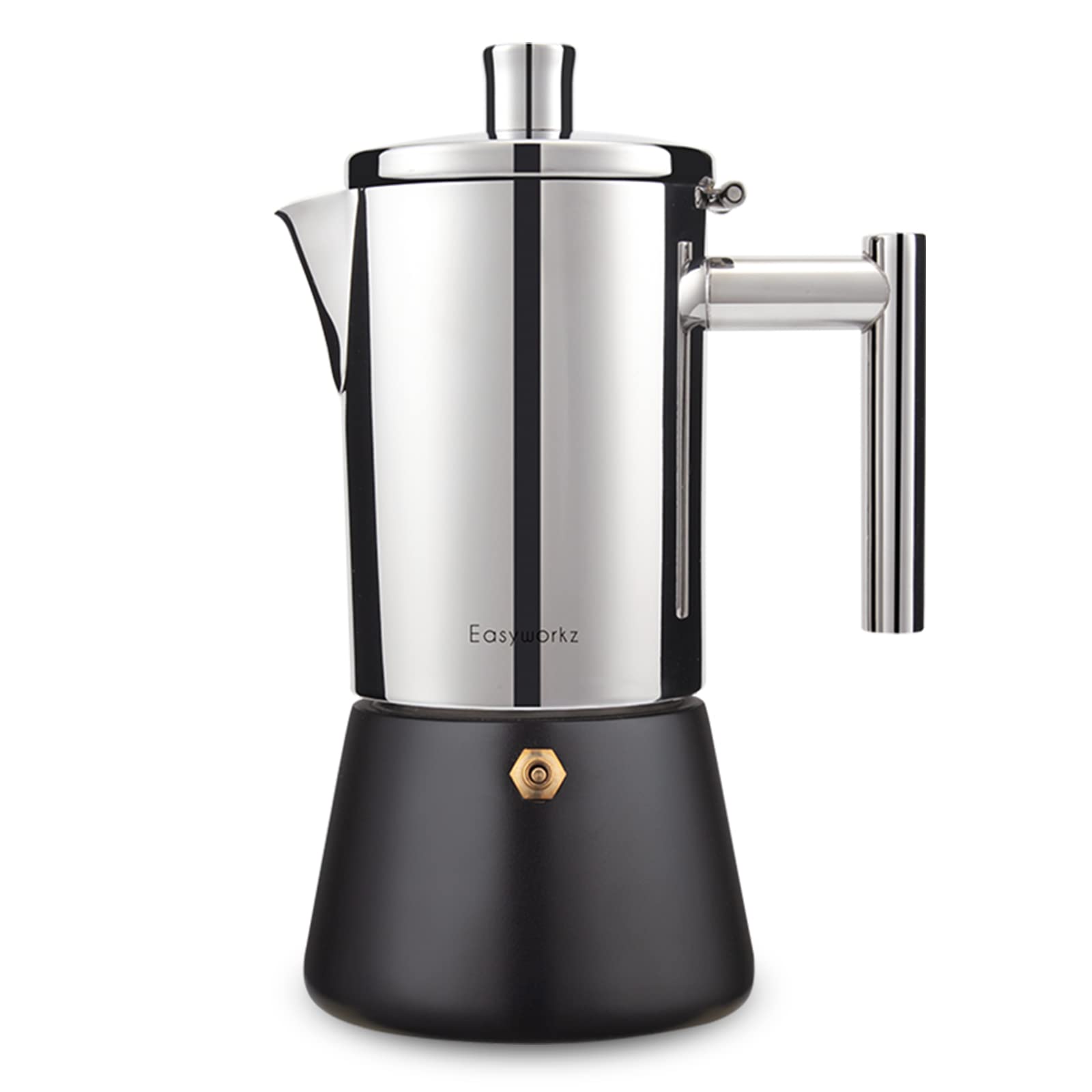 Amazon.com: Easyworkz Diego Stovetop Espresso Maker Stainless